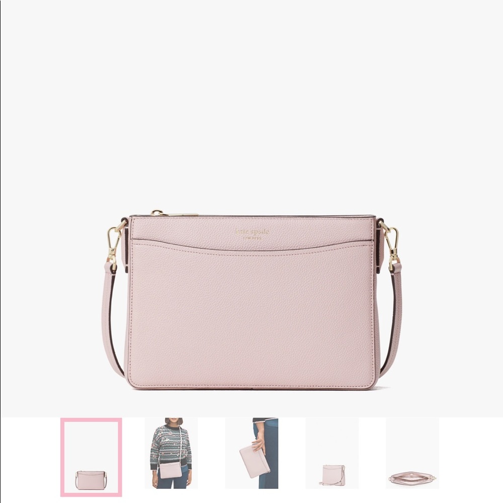 KATE SPADE MEDIUM CROSS BODY- Flutter Pink.